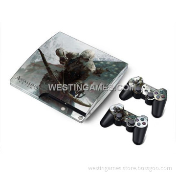 Crystal Epoxy Skin Sticker Colourful for PS3 Slim Console - 124 Themes